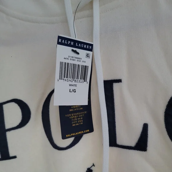 Polo Ralph Lauren White Hoodie - Picture 7 of 10
